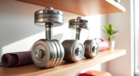 compact adjustable dumbbell sets