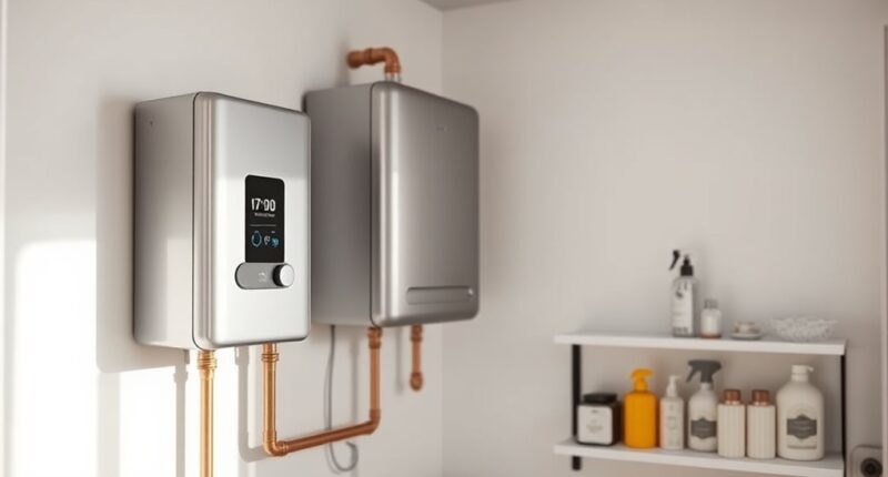 compact efficient water heating