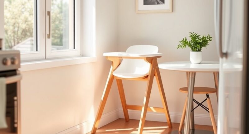 compact space saving high chairs