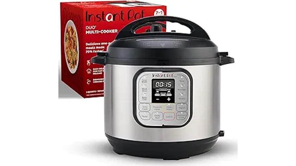 compact versatile pressure cooker