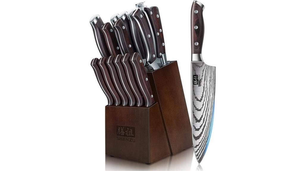 complete 16 piece knife set