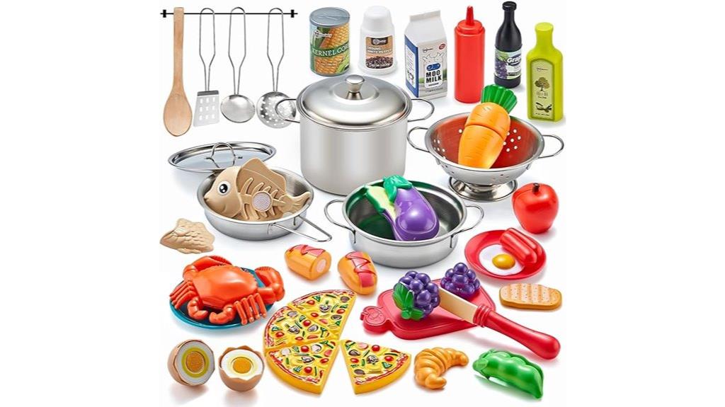 complete 52 piece play kitchen