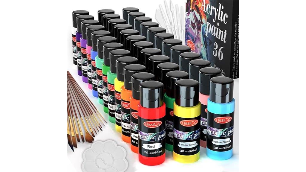 complete acrylic painting kit