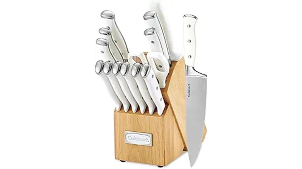 complete knife set included