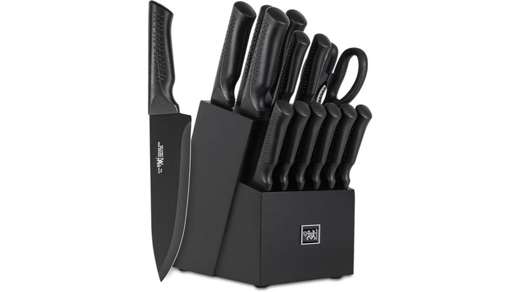 complete self sharpening knife set