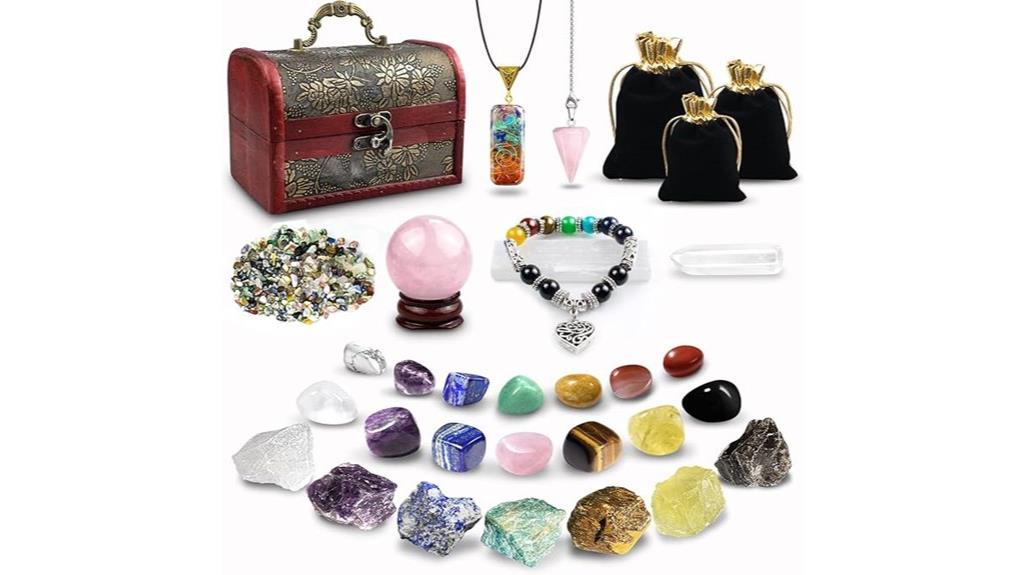 comprehensive crystal healing set