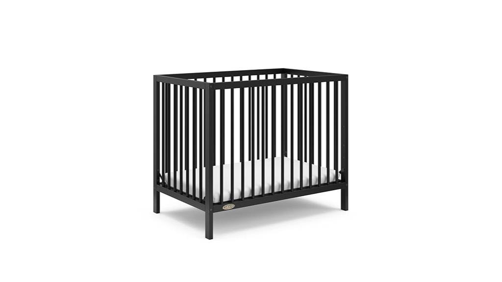 convertible mini crib with mattress