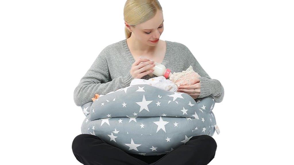 cooling nursing pillow for breastfeeding