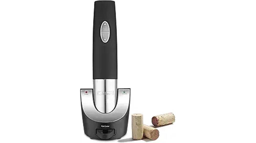 cordless black wine opener