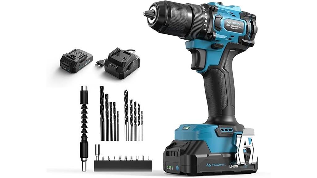 cordless drill with battery