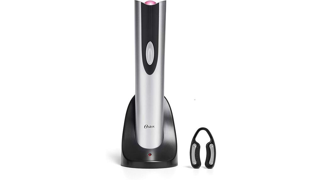 cordless silver wine opener