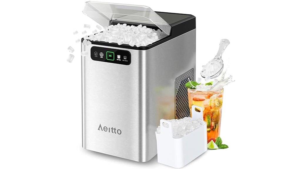 countertop silver nugget ice maker
