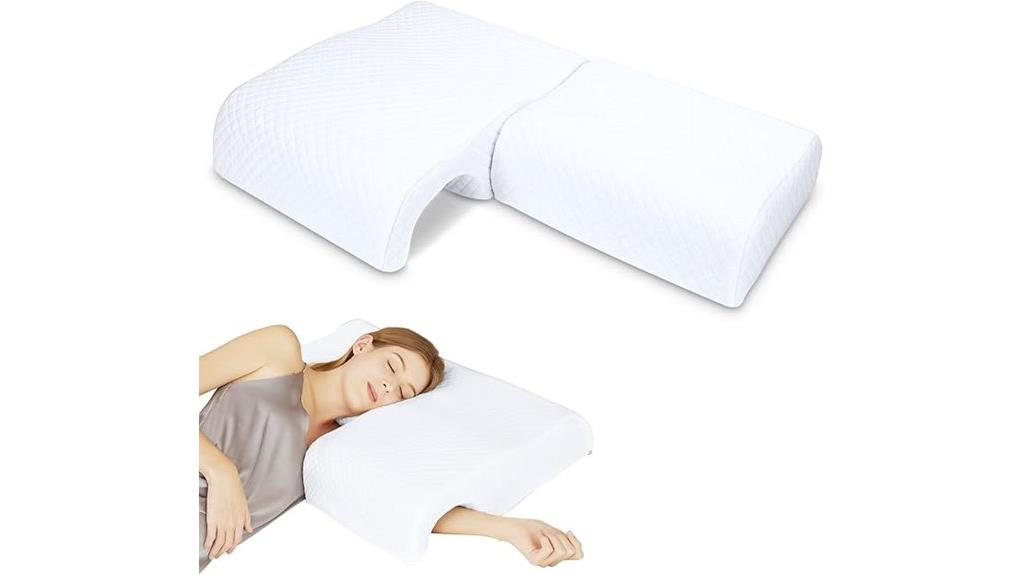 couples memory foam pillow