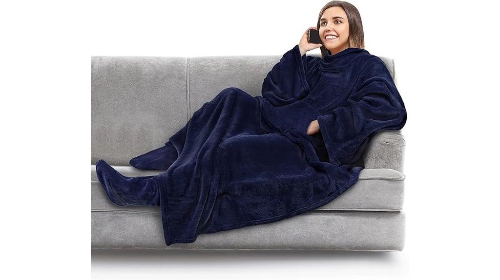 cozy fleece with pockets