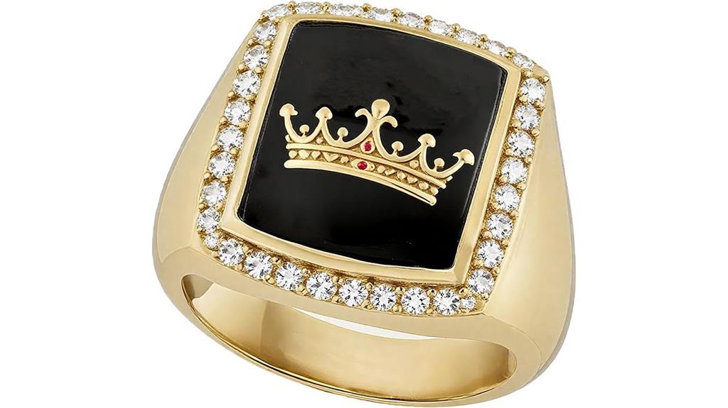 custom men s gemstone ring