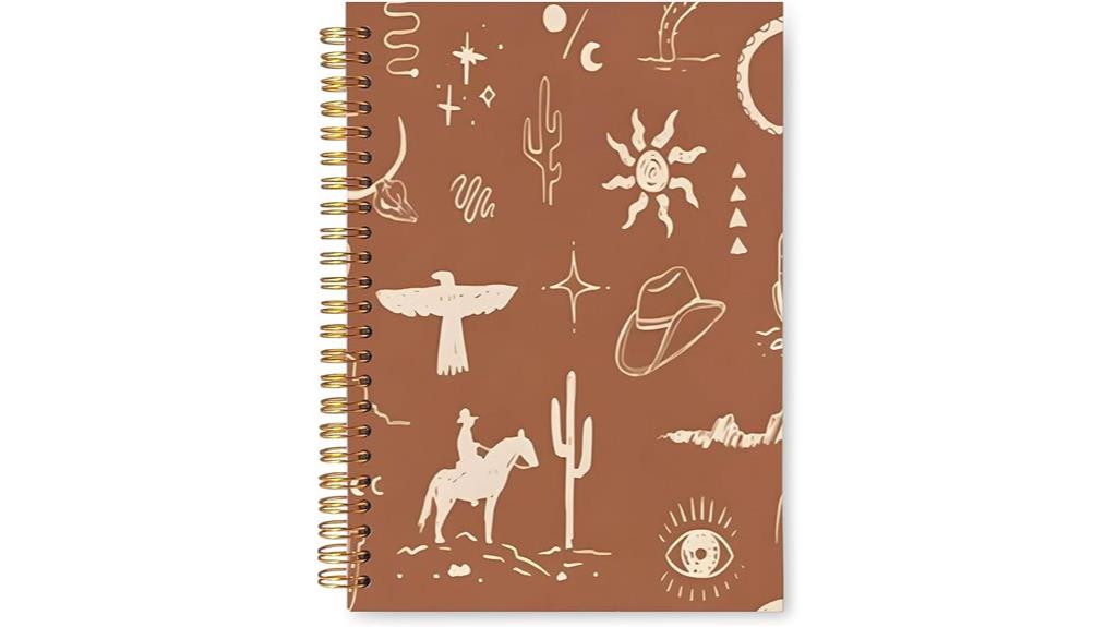 desert inspired boho journal