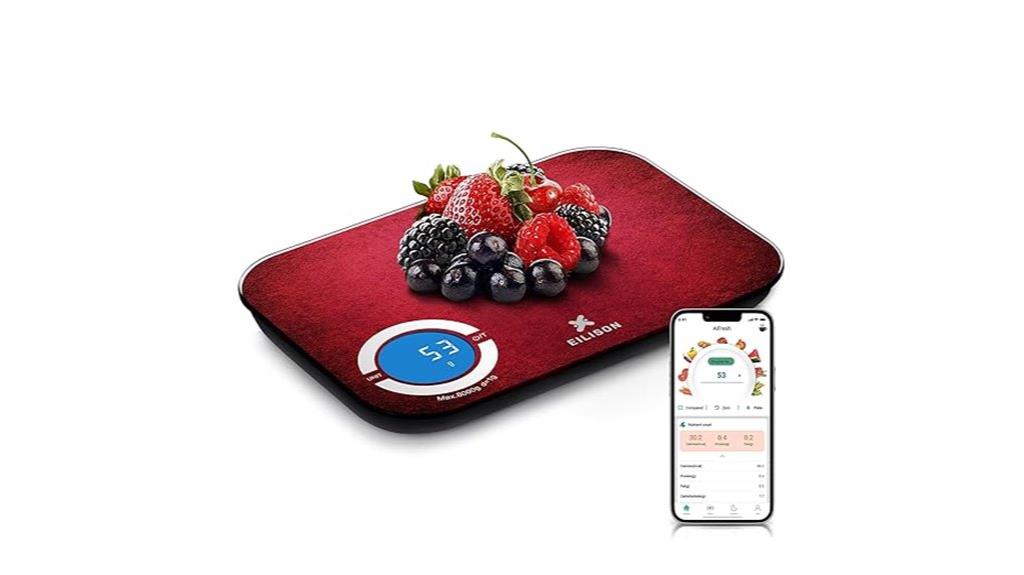 digital food scale with calculator