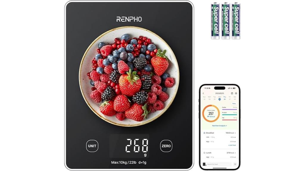 digital kitchen nutritional scale