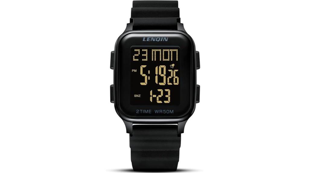 digital men s led watch