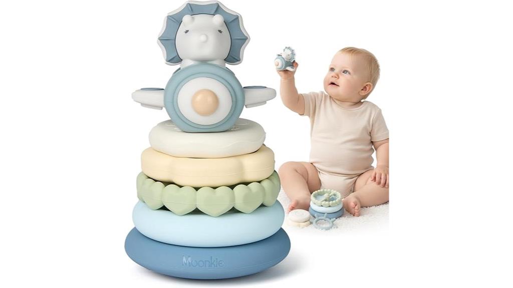 dinosaur baby stacking toys