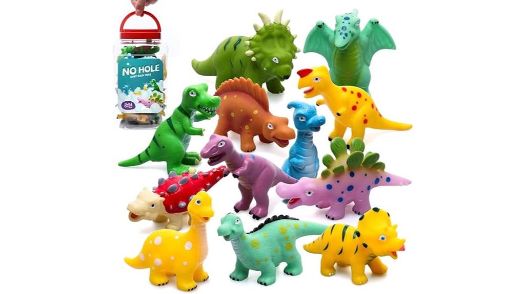 dinosaur themed kid s bath toys