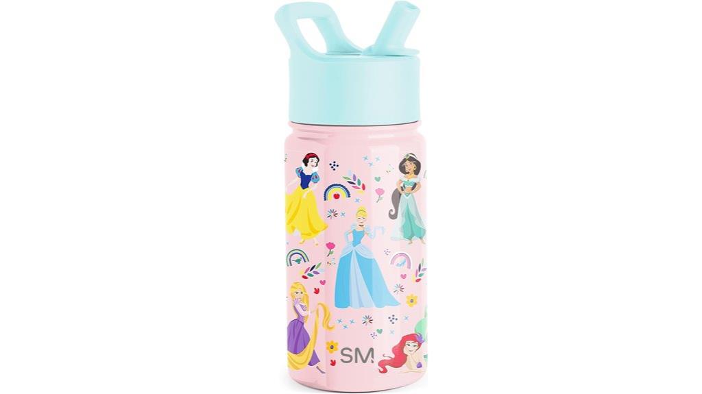 disney princess kids water bottle