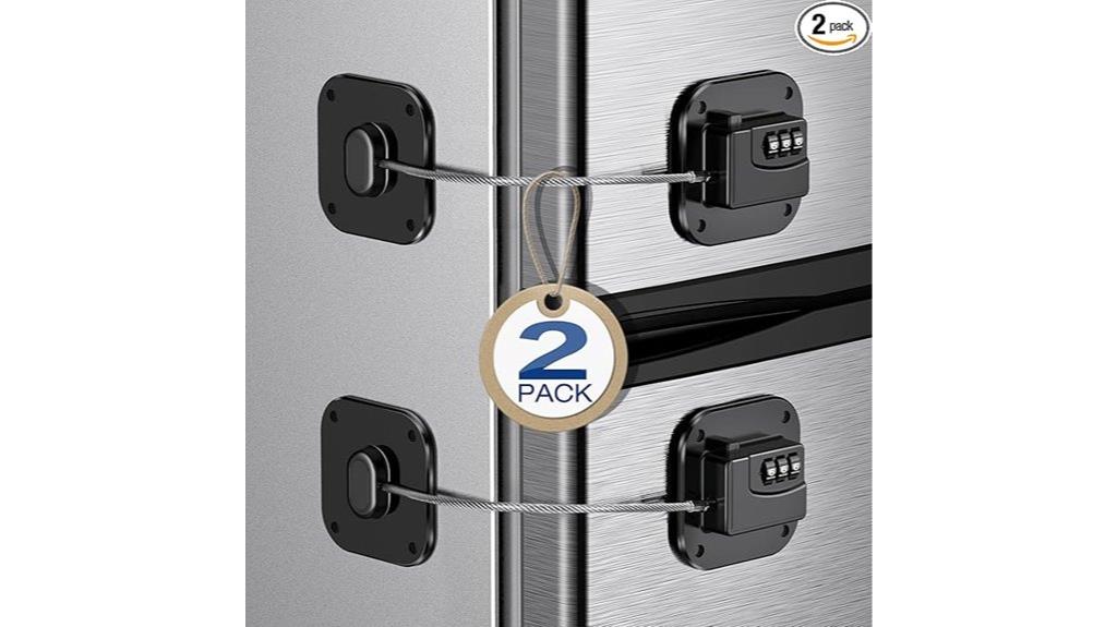 double pack fridge locks
