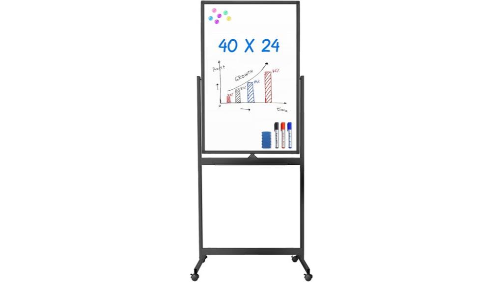 double sided magnetic whiteboard