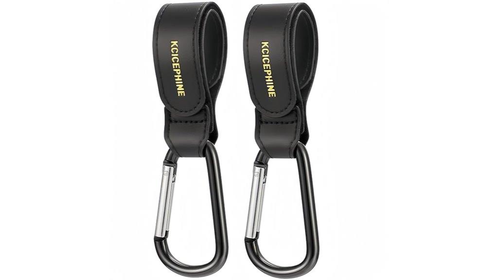 double stroller hook set