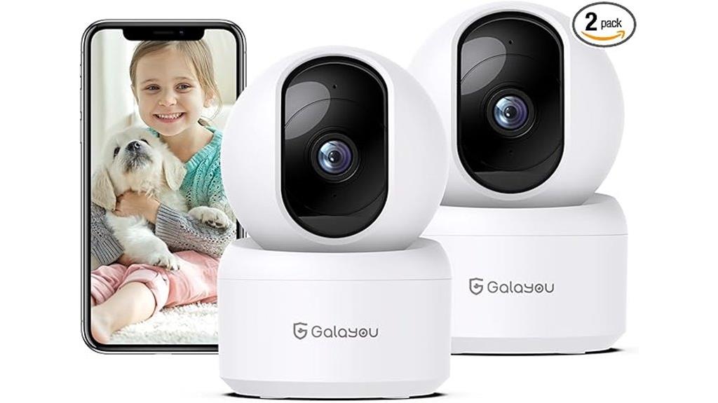 dual 2k indoor cameras
