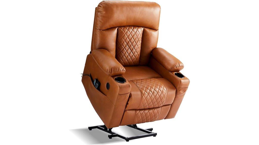 dual motor recliner with heat