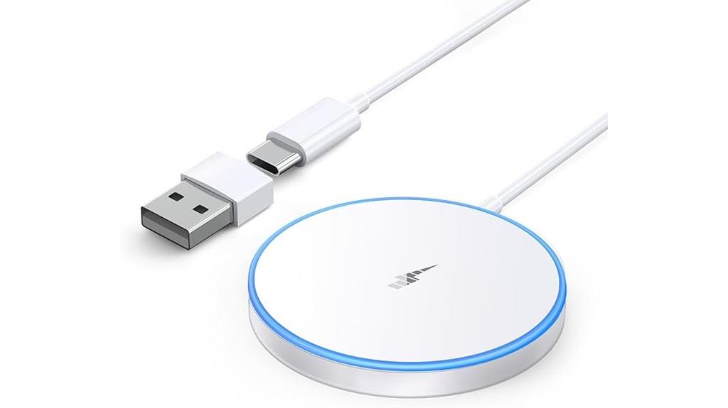 dual port magnetic wireless charger
