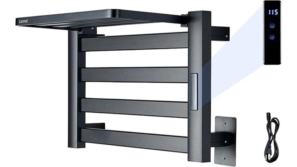 dual purpose towel rack