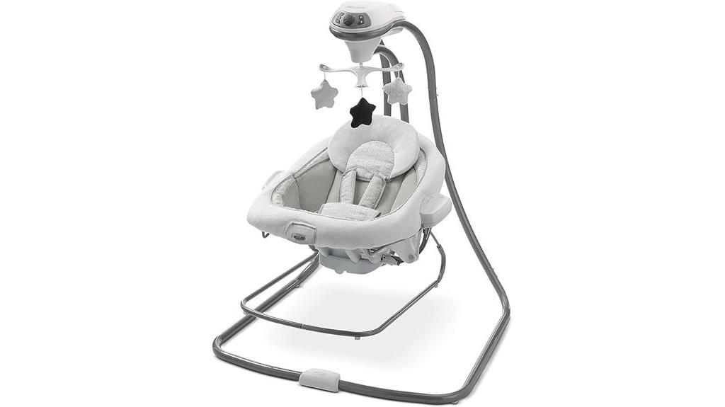 dual seat infant seating