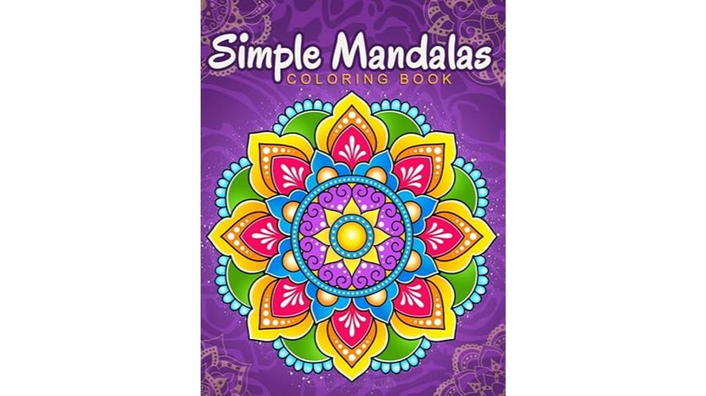 easy mandalas coloring book
