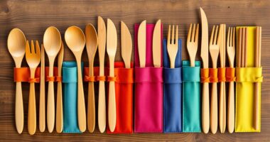 eco friendly bamboo utensil sets