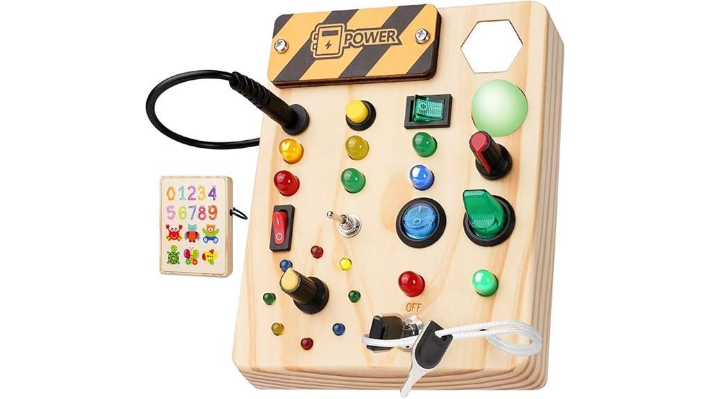 educational toddler activity board
