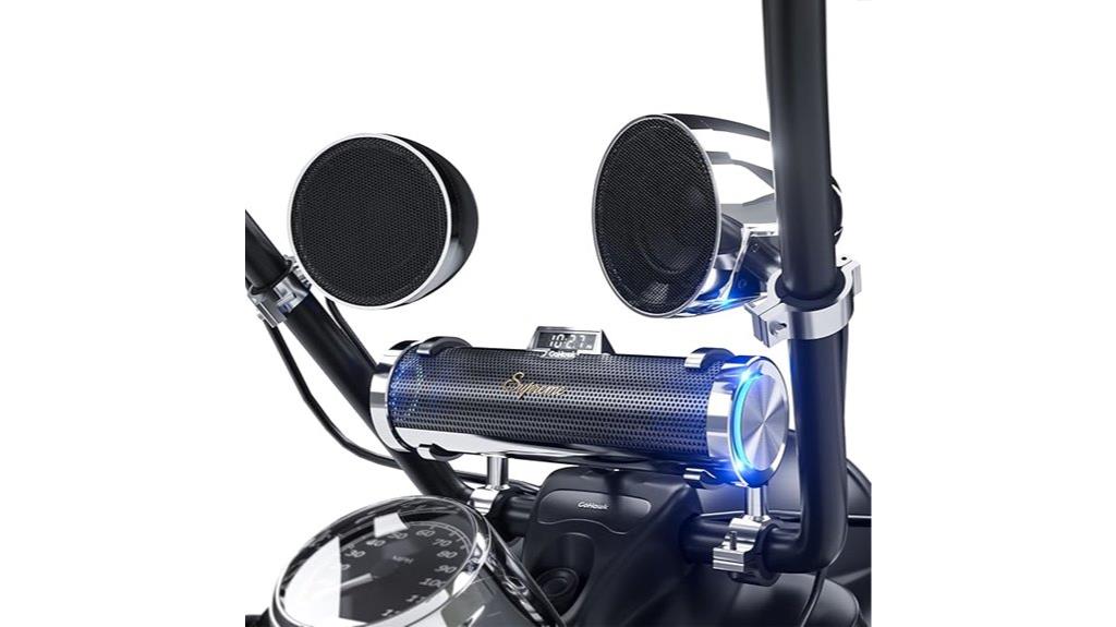 eight speaker waterproof motorcycle speakers
