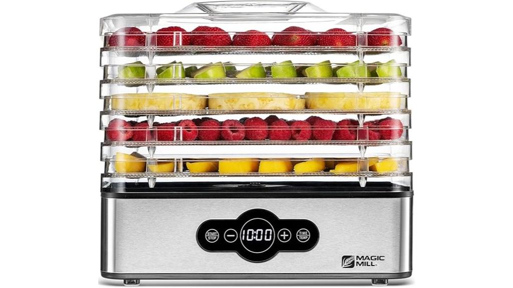 electric food dehydrator timer