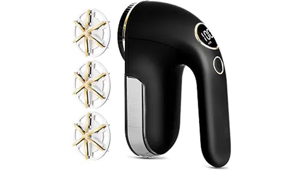 electric lint remover with led