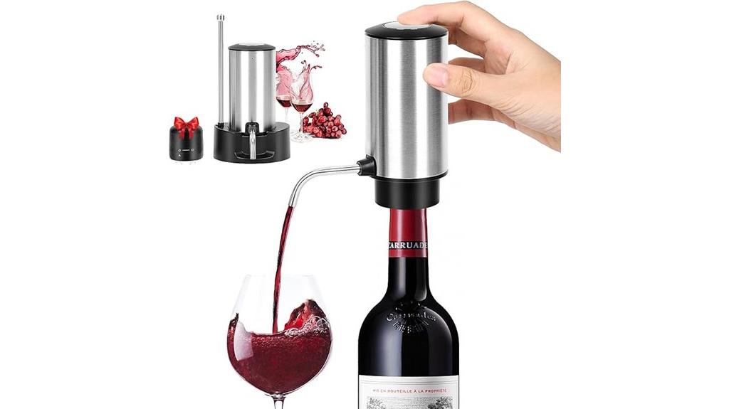 electric wine pouring set