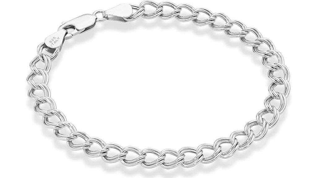 elegant italian silver chain