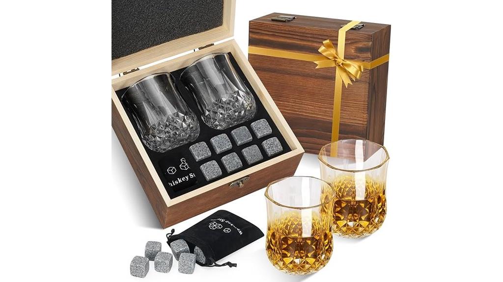 elegant whiskey glass set