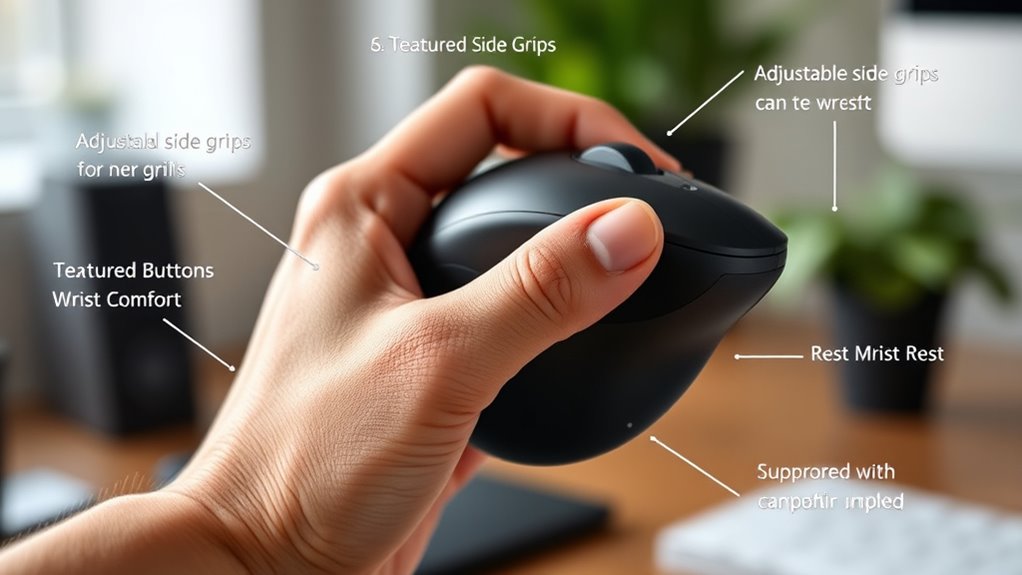 ergonomic design and features