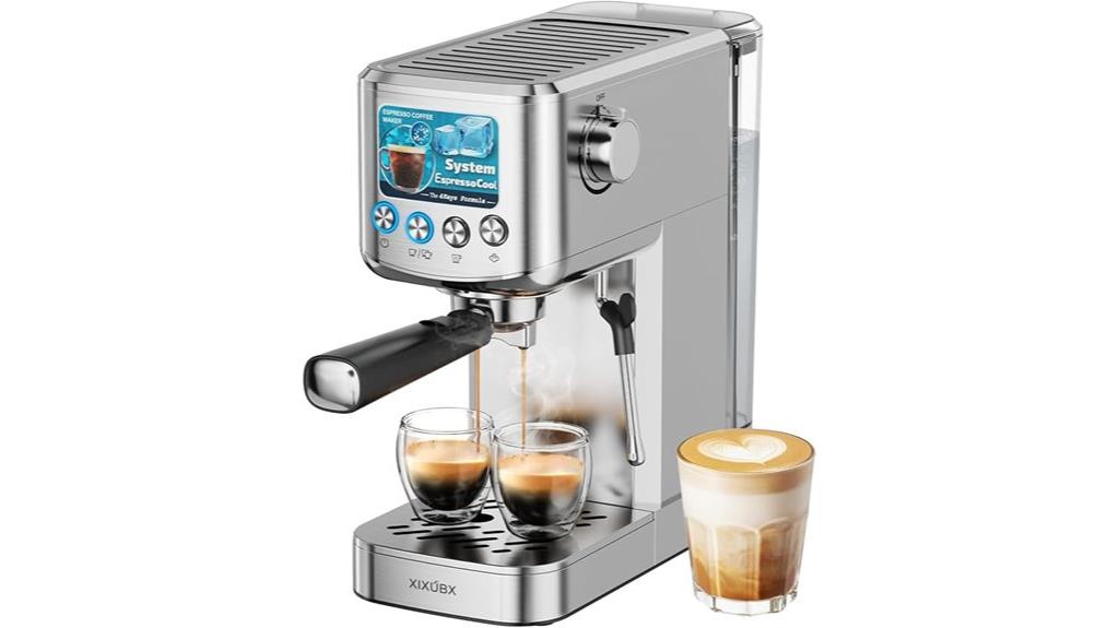 espresso milk frother removable tank