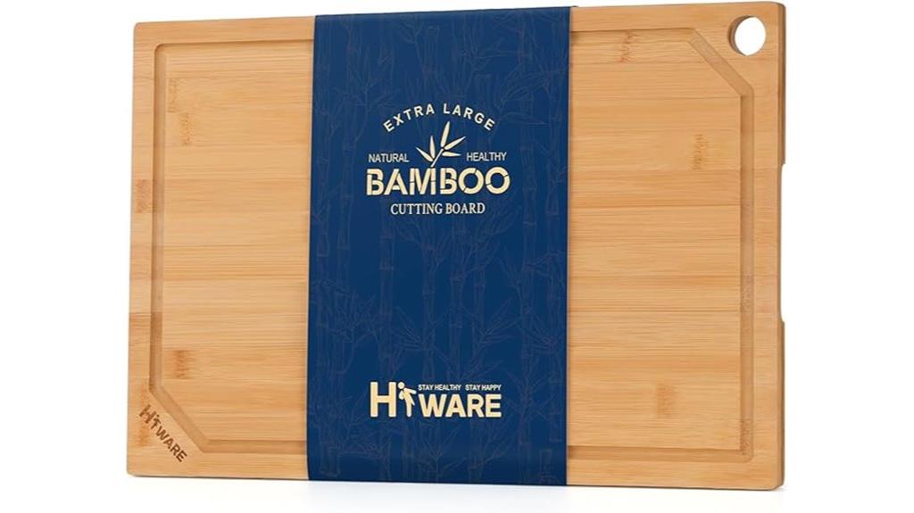 extra large bamboo cutting board