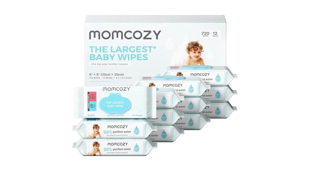 extra large unscented wipes