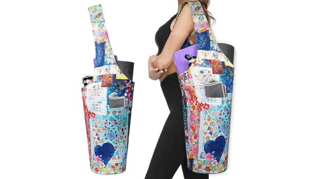 fashionable yoga mat bag