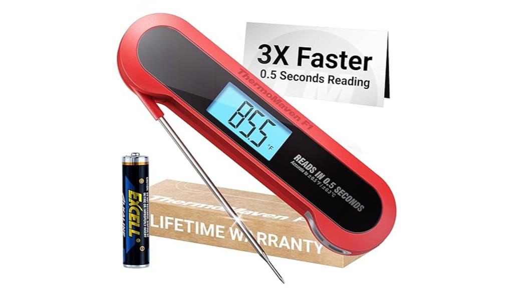 fast waterproof meat thermometer