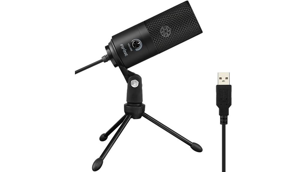 fifine usb metal microphone